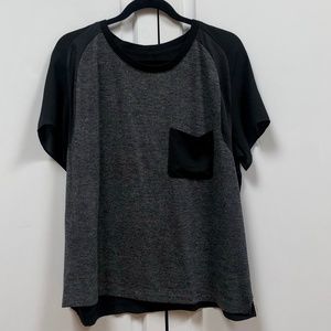 "Lou & Grey" Two Toned Pocket T